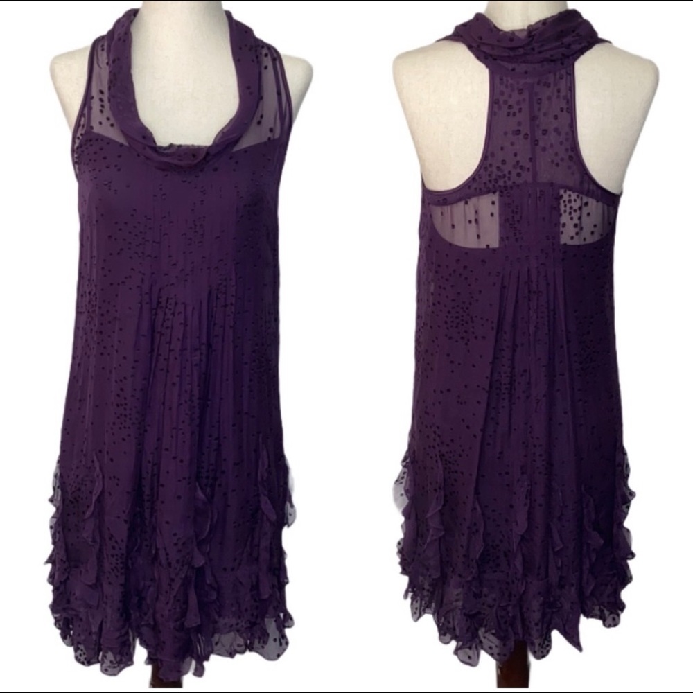Rebecca Taylor Beautiful Plum Color Dress Size 2